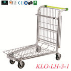 Portable Warehouse Trolley Cart With Zinc Plating With Colored Coating 1050x530x940mm