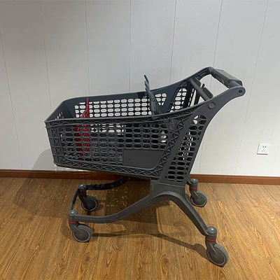 Αγορά 175L Customized Logo Retail Grocery Store Cart Supermarket Trolley Plastic Shopping Cart online manufacture