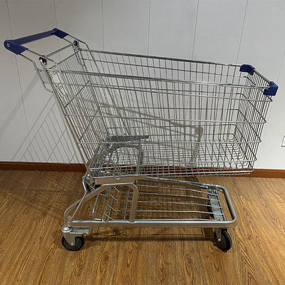 Αγορά 240L Large Capacity Convenience Store Grocery Carts Metal Durable German type Steel Shopping Cart διαδικτυακή κατασκευή