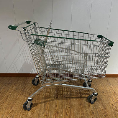 Αγορά Hot Sale Supermarket Metal European Shopping Trolley with PU Wheels διαδικτυακή κατασκευή